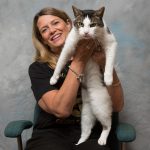 Clare with T.C.